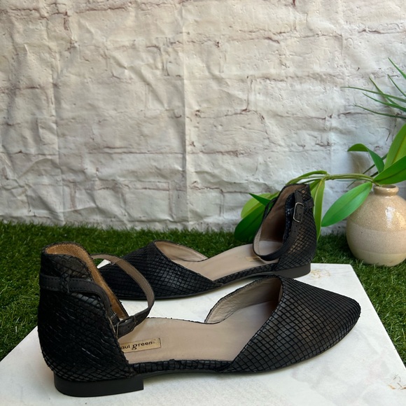 PAUL GREEN Leather snake design Flats size EUR 7 US 9.5 gently used - Picture 7 of 15